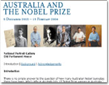 Australia and the Nobel Prize.