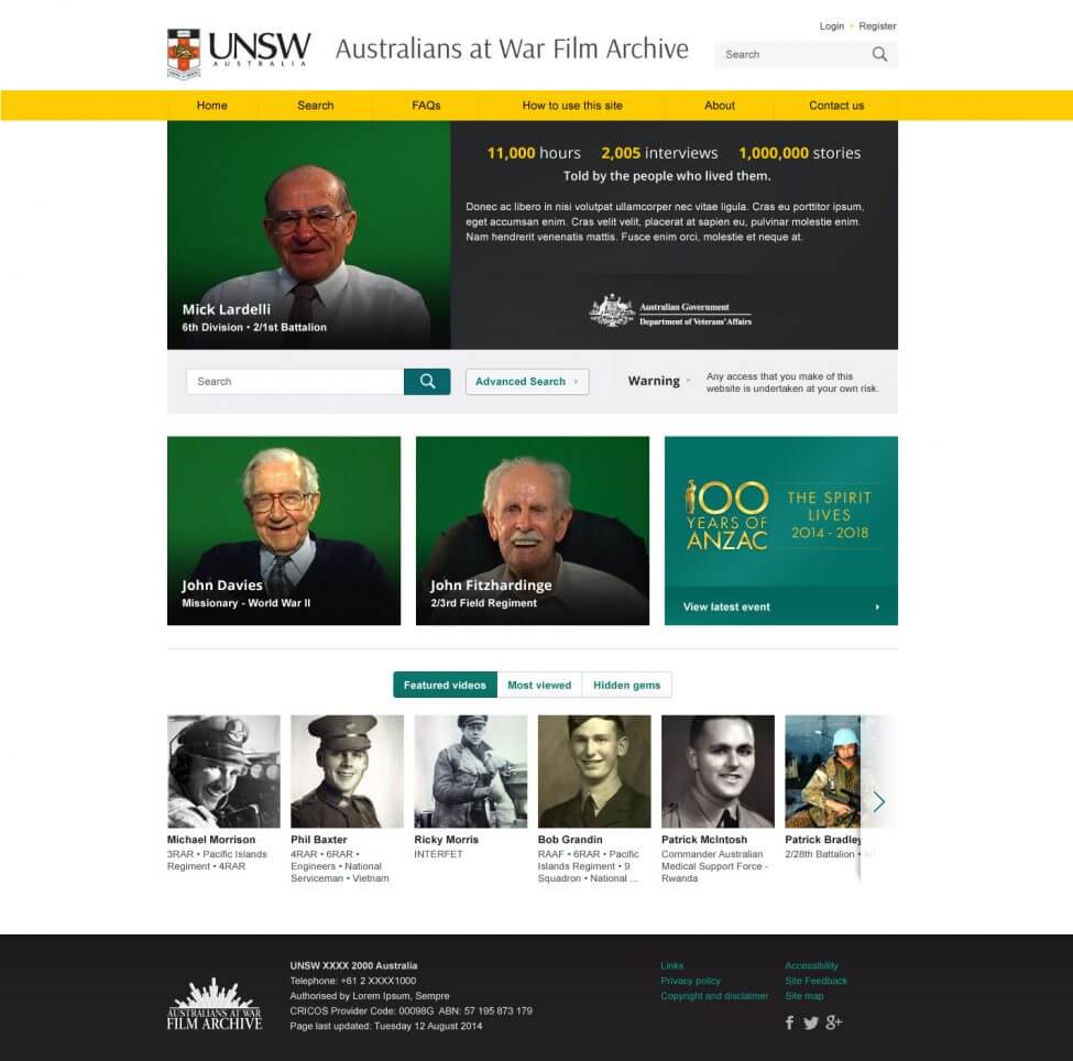 Australians at War Film Archive