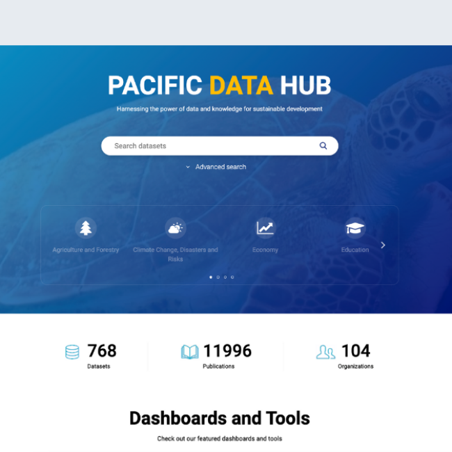 Pacific Data Hub partnered with Link Digital, the trusted CKAN and Drupal experts