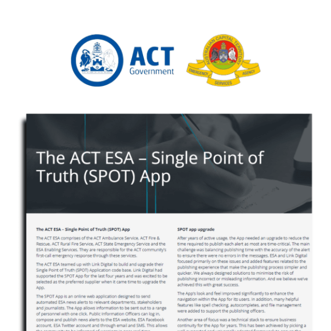 Cover image - ACT Spot