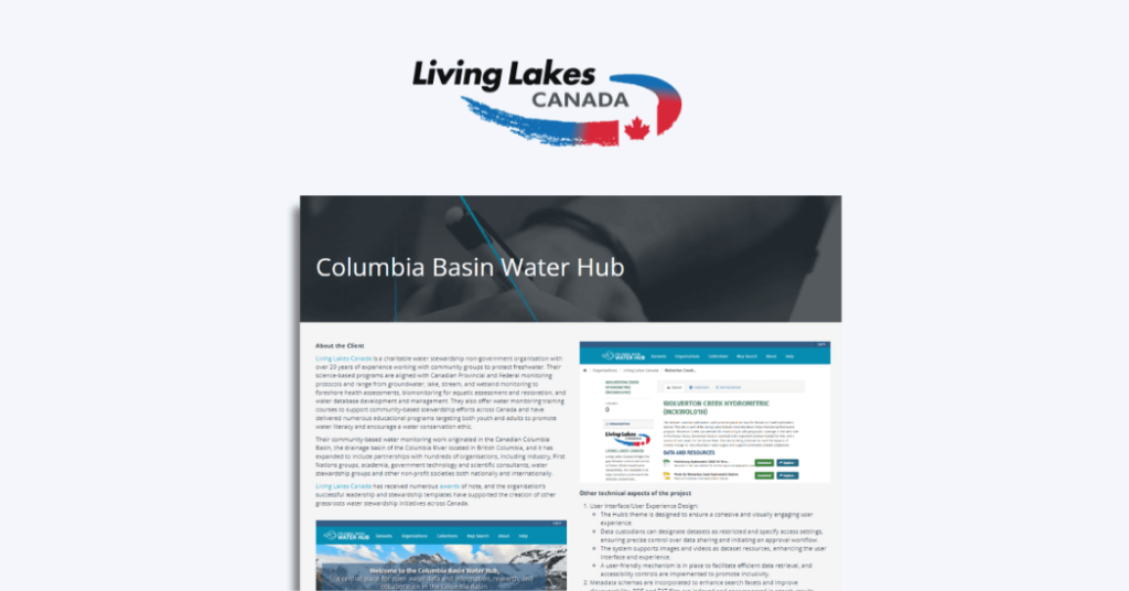 Columbia Basin Water Hub - Living Lakes Canada