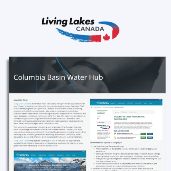 Columbia Basin Water Hub - Living Lakes Canada