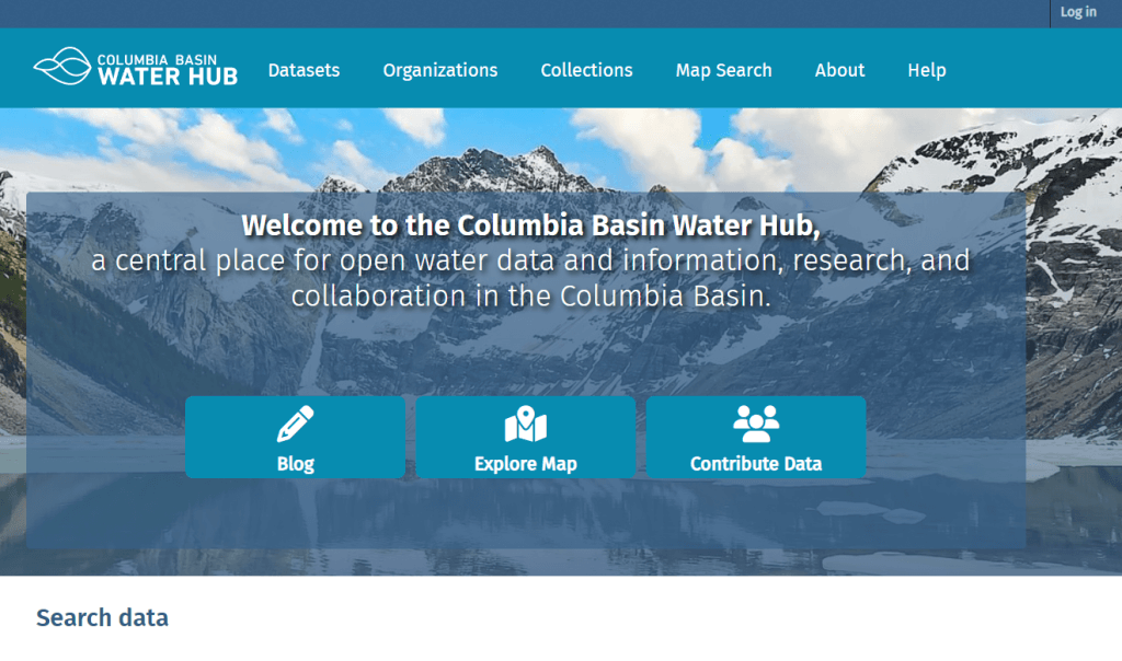 Image of the Columbia Basin Water Hub