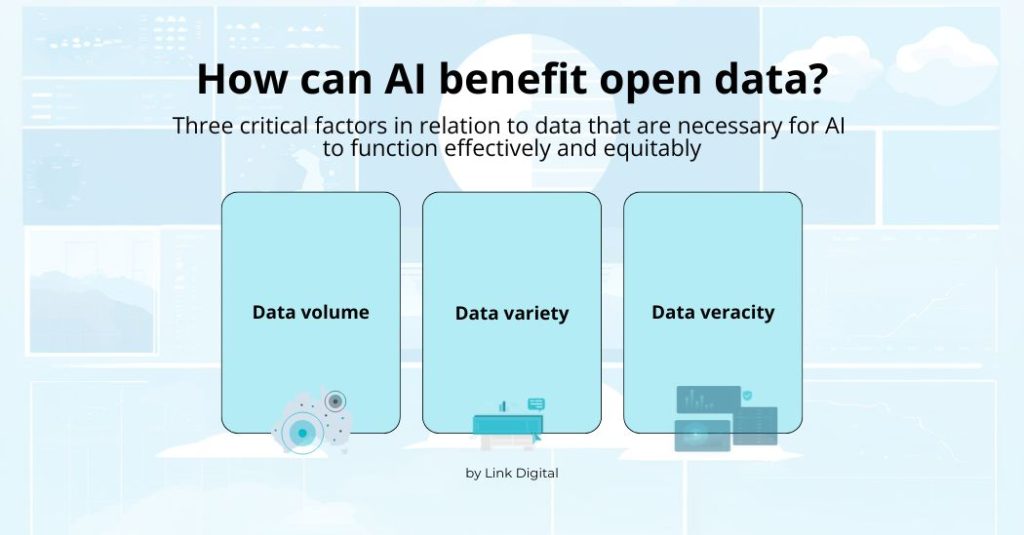 How can AI benefit open data? The three critical factors